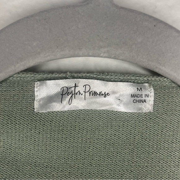 Peyton Primrose Hooded Cardigan Sage Green | M - Picture 8 of 8